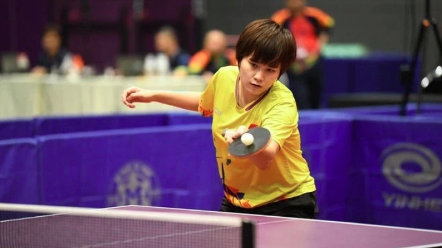 Vietnamese player wins regional table tennis championships